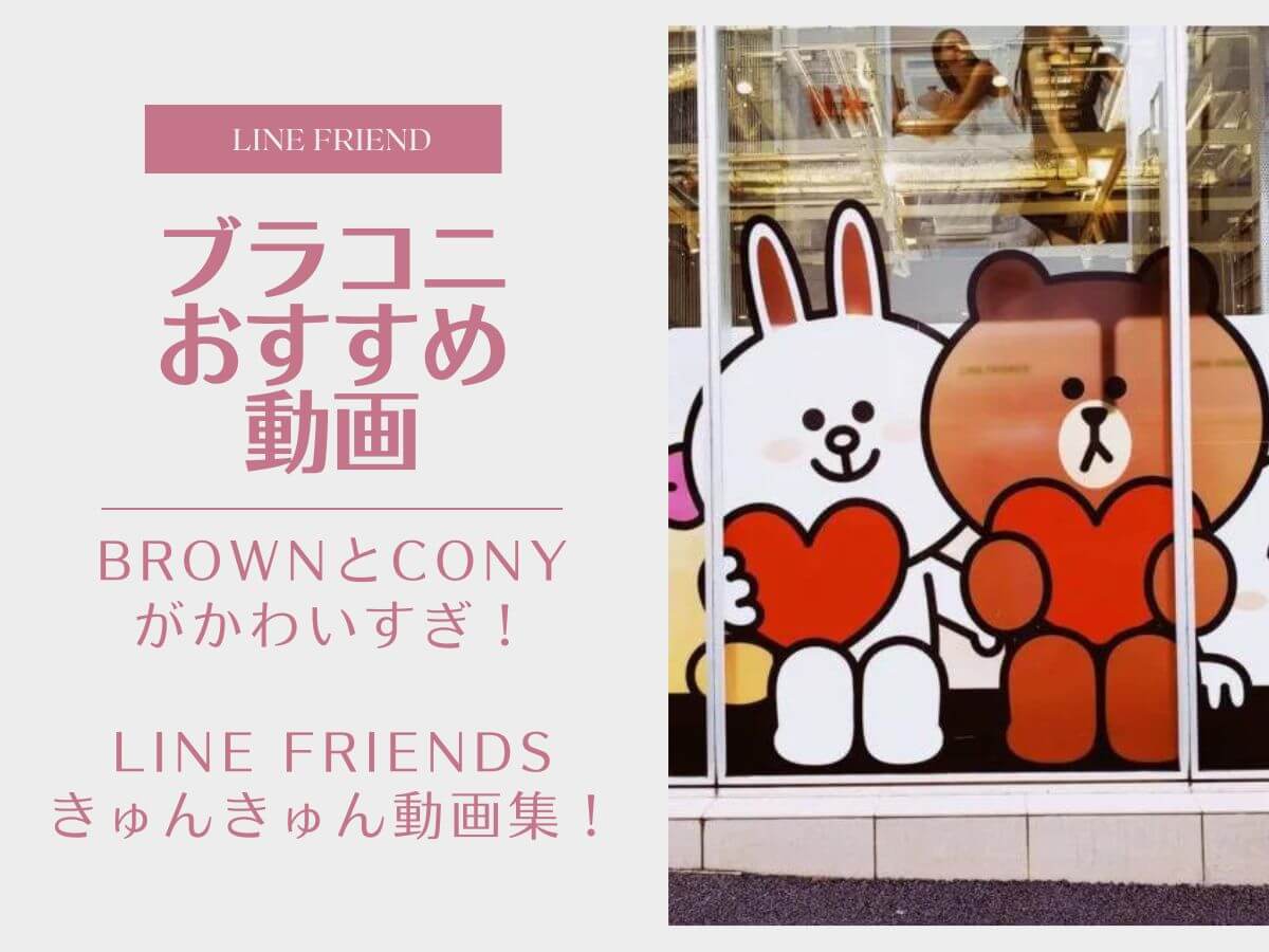 ブラウンとコニーがかわいいおすすめ動画